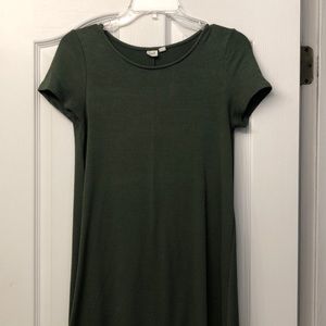 Army Green t-shirt dress
